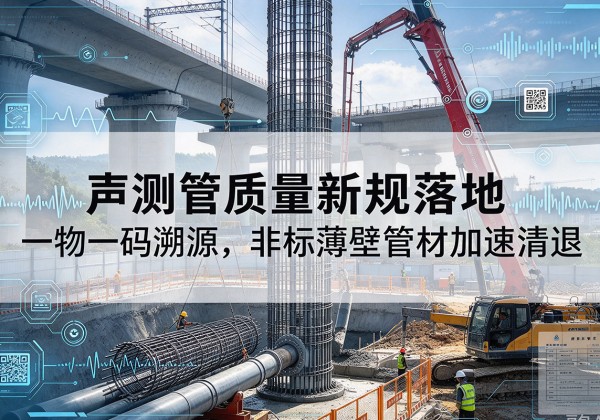 临河声测管质量新规落地，一物一码溯源，非标薄壁管材加速清退