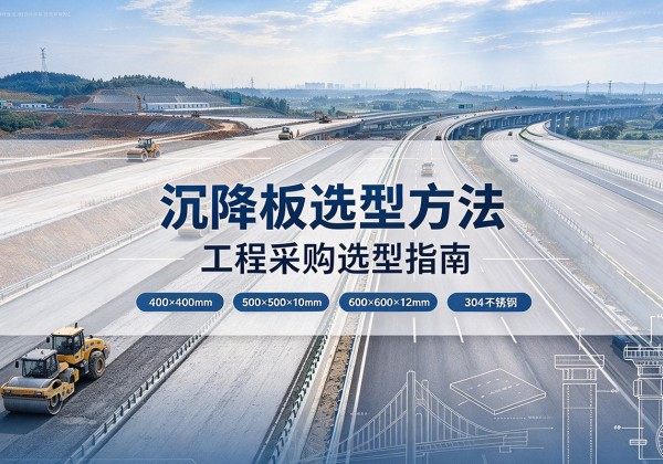 临河沉降板选择方法